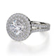 Michael M Prong Round Engagement Ring