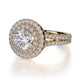 Michael M Prong Round Engagement Ring