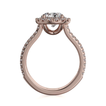 Michael M Prong Round Engagement Ring