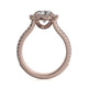 Michael M Prong Round Engagement Ring