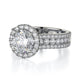 Michael M Prong Round Engagement Ring