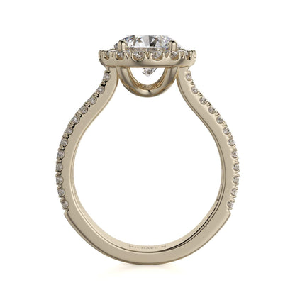 Michael M Prong Round Engagement Ring