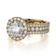 Michael M Prong Round Engagement Ring
