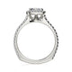 Michael M Prong Cushion Engagement Ring