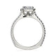 Michael M Prong Cushion Engagement Ring