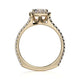 Michael M Prong Cushion Engagement Ring