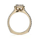 Michael M Prong Cushion Engagement Ring