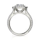Michael M Prong Cushion Engagement Ring