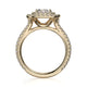 Michael M Prong Cushion Engagement Ring