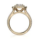 Michael M Prong Cushion Engagement Ring