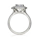 Michael M Prong Cushion Engagement Ring