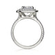 Michael M Prong Cushion Engagement Ring