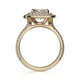 Michael M Prong Cushion Engagement Ring