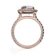 Michael M Prong Round Engagement Ring