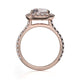 Michael M Prong Round Engagement Ring