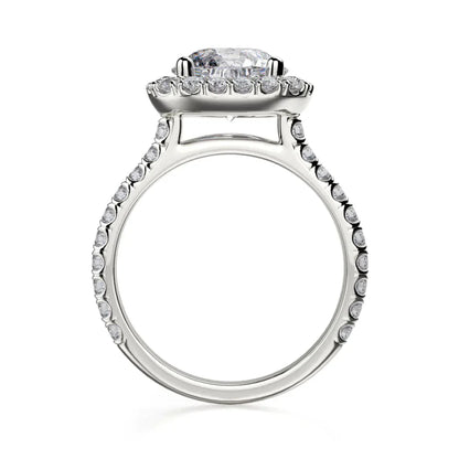 Michael M Prong Round Engagement Ring