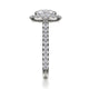 Michael M Prong Round Engagement Ring