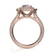 Michael M Prong Round Engagement Ring