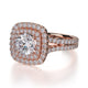 Michael M Prong Round Engagement Ring