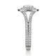 Michael M Prong Round Engagement Ring