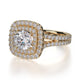 Michael M Prong Round Engagement Ring