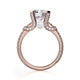 Michael M Prong Round Engagement Ring