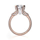 Michael M Prong Round Engagement Ring
