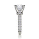 Michael M Prong Round Engagement Ring