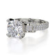 Michael M Prong Round Engagement Ring