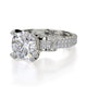 Michael M Prong Round Engagement Ring