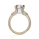 Michael M Prong Round Engagement Ring