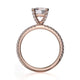 Michael M Bezel Round Engagement Ring