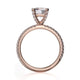 Michael M Bezel Round Engagement Ring