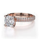 Michael M Bezel Round Engagement Ring