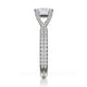 Michael M Bezel Round Engagement Ring