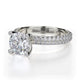 Michael M Bezel Round Engagement Ring