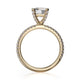 Michael M Bezel Round Engagement Ring