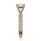 Michael M Bezel Round Engagement Ring