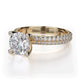 Michael M Bezel Round Engagement Ring