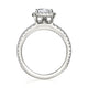 Michael M Prong Cushion Engagement Ring