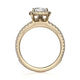 Michael M Prong Cushion Engagement Ring