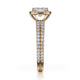 Michael M Prong Cushion Engagement Ring