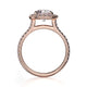 Michael M Prong Round Engagement Ring