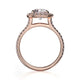 Michael M Prong Round Engagement Ring
