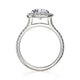 Michael M Prong Round Engagement Ring