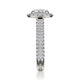 Michael M Prong Round Engagement Ring