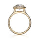 Michael M Prong Round Engagement Ring