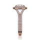 Michael M Prong Round Engagement Ring