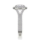 Michael M Prong Round Engagement Ring