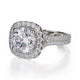 Michael M Prong Round Engagement Ring